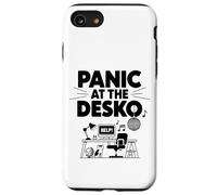 Panic At The Desk-O Funny Corporate Life Work From Home Case for iPhone SE (2020) / 7/8