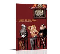 Panic! at The Disco A Fever You Can't Sweat Out Poster Canvas Oil Painting Decorative Painting Art Poster Hanging Painting Home Living Room Bedroom Dining WallFrame-style24x36inch(60x90cm)