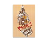 Panic At The Disco Print Album Cover Signed Limited Poster,Music Cover Posters,Pop Hip Hop Rap Singer Star Music Poster Aesthetic Canvas Wall Art for Girl And Boy Teens Dorm Decor 12x18inch(30x45cm) U