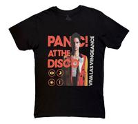 Panic At The Disco Viva Photo T Shirt, Black, S