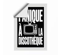 Panic at the Discotheque Retro Unframed Wall Art Print A3 (42×29.7cm), Wall Decor for Living Room, Bedroom, Office & Home, Art Gift
