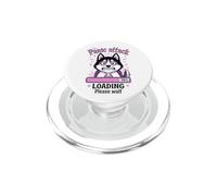 Panic Attack Loading Bar Anxious Husky Dog Kawaii PopSockets PopGrip for MagSafe