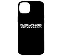 Panic Attacks Are My Cardio Funny Anxiety Sarcasm Humor Pun Case for iPhone 14 Plus