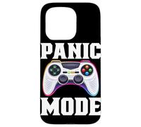 Panic Mode Funny Gamer Controller Gaming Humor Jokes Case for iPhone 15 Pro