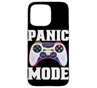 Panic Mode Funny Gamer Controller Gaming Humor Jokes Case for iPhone 15 Pro Max
