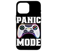 Panic Mode Funny Gamer Controller Gaming Humor Jokes Case for iPhone 16 Pro Max