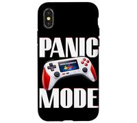 Panic Mode Funny Gamer Controller Gaming Humor Jokes Case for iPhone X/XS