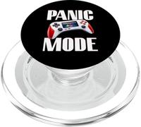 Panic Mode Funny Gamer Controller Gaming Humor Jokes PopSockets PopGrip for MagSafe