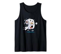 Panic Running Toilet Paper with Fearful Face Costume Tank Top