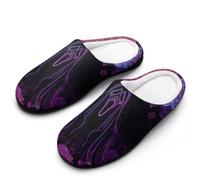 Panic Skull Print Mens House Slippers Cotton Home Shoes 8