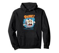 Panic Toilet Paper Costume for Funny Toilets and Bathroom Pullover Hoodie