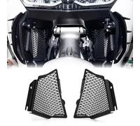 PANICAL Front Heat Sink Radiator Guard Protective Cover Grid Net Water ank Protective Net For Honda Gold Wing GL1800 F6B 2018-2023 SUS304 Stainless Steel (Black)