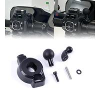 PANICAL Left Mobile Phone Holder Navigation GPS Holder Water Cup Holder for Honda Goldwing GL1800 F6B DCT DOT 2018-2025 Motorcyclele 17mm TPU Ball Head Universal 0.6'' 5/8'' 1 inch 25MM (GPS Bracket)