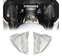 PANICAL Radiator Front Water Tank Protective Cover Grid Net Water Tank Protective Net For Honda Gold Wing GL1800 F6B 2018-2023 SUS304 Stainless Steel (Sliver)