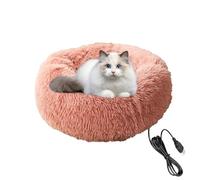 Panier Chien Chauffé - Panier Chat Chauffé Pour Animaux D'Intérieur | Coussin Chauffant Doux Lavable Pour Chaton Chiot Et Petits Animaux | Dormeur D'Hiver Apaisant Avec Câble Résistant À La Mâchonneme