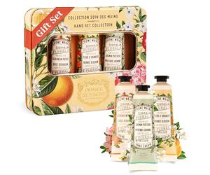 Panier des Sens - Gift Box for Women - Natural Hand Cream 3x30ml, Orange Blossom, Jasmine & Geranium - Gift for Her Made in France - Women's Gift Sets with 96% Natural Ingredients - Mini Hand Cream