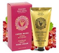 Panier des Sens - Grape Hand Cream for very Dry Hands and Skin - Vegan Hand Cream for Women and Men - With Shea Butter and Organic Grape Seed Oil - Made in France 97% Natural Ingredients - 75ml