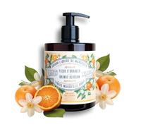 Panier des Sens - Liquid Hand Soap - Orange Blossom Soothing HandWash - With Olive - Savon de Marseille Made in France - Organic Hand Wash 96% Natural Ingredients - Vegan Soap 500ml