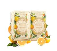 Panier des Sens - Provence Soap Bar 2x150g - Moisturizing Gentle Scented - Natural Soap with Sweet Almond - 97% Natural Ingredients Made in France - Vegan