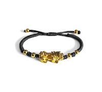 Panifio Feng Shui Red String Pixiu Bracelet for Men Women Attract Wealth and Good Luck Jewelry Pi Yao Wealth Bracelet, Metal, no gemstone