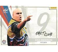 Panini 2025 PDC World Championship Kyle Anderson 9 Dart Club Trading Card