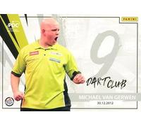 Panini 2025 PDC World Championship Michael Van Gerwen 9 Dart Club Trading Card