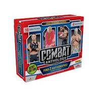 Panini 2025 PFL Combat Anthology Trading Card Hobby Box, 4 Packs, 10 Cards per Pack, 2 Autographs, 20 Inserts or Parallels
