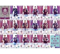 Panini Adrenalyn Premier League 2024 Burnley Full 18 Card Team Set