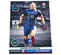 Panini Adrenalyn Road to UEFA EURO 2016 Benzema France card limited Edition