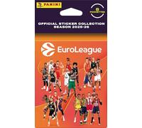 Panini EUROLEAGUE Basketball 2025-26 Blister Pack with 8 Sleeves