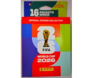 Panini FIFA World Cup 2026 Official MEGA Multiset 16 packs 112 football stickers