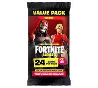 Panini FORTNITE TC Series 2 Pochette Value Pack 24 2 Cartes Bonus Trading Card Fat, Auditor's Target Value,Fat Pack