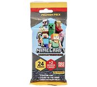 Panini France SA-Minecraft Bubble Trading Cards-Premium Pack, Cartoon, 004115B26FPEF, Multi-Colour