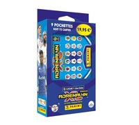 Panini Ligue 1 Uber Eats 2023-2024 Adrenalyn Trading Cards Game Metal Pocket Box with 9 Pockets + 3 Cards Limited Edition