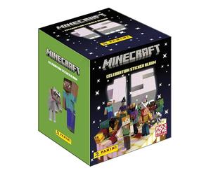 Panini Minecraft 004739BOX36F 3 Stickers 15EME Birthday Box of 36 Pockets