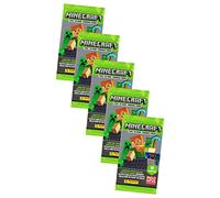Panini Minecraft Trading Cards - Trading Cards Time to Mine - Card Selection (5 Boosters)