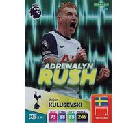 Panini Premier League 2024 2025 Dejan Kulusevski Adrenalyn Rush Trading Card