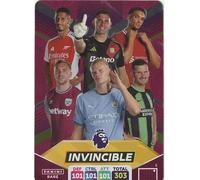 Panini Premier League 2024 2025 Invincible Plasma Trading Card