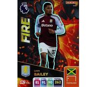 Panini Premier League 2024 2025 Leon Bailey Fire Trading Card