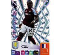 Panini Premier League 2024 2025 Moussa Diaby Hypersonic Trading Card