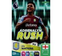 Panini Premier League 2024 2025 Ollie Watkins Adrenalyn Rush Trading Card