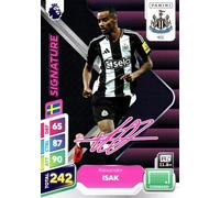 Panini Premier League Plus 2024 2025 Alexander Isak Signature Trading Card