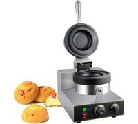 Panini Press Burger Machine, 1300W Non-Stick Stainless Steel, Double-Sided Heating, Ideal for Cooking Burgers and Waffles, Suitable for Commercial and Home Use