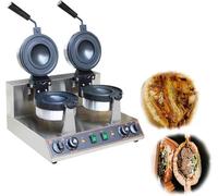 Panini Press Burger Machine, 1300W Non-Stick Stainless Steel, Double-Sided Heating, Ideal for Cooking Burgers and Waffles, Suitable for Commercial and Home Use