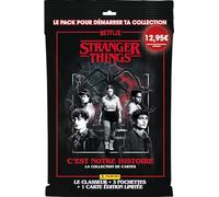 Panini Stranger Things Trading Cards Starter Pack (1 Folder + 3 Sleeves + 1 Card Limited Edition)