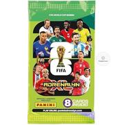 Panini World Cup 2026 Soccer Trading Pack of 8 Soccer Cards + Bundle with hassentials Sticker World Cup Cards