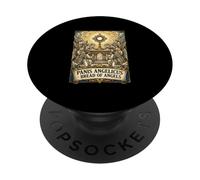 Panis Angelicus Holy Communion Latin Mass Catholic PopSockets Adhesive PopGrip