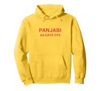 Panjabi Aa Gaye Oye Red Punjabi Diljit Dosanjh Merch Pullover Hoodie