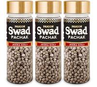 PANJON SWAD Jeera Goli Mukhwas (3 X 140 Grams) | Digestive Mouth Freshener | Hygienically Packed Traditional Pachak | Tasty Mouthfresheners | After-Meal Snack | Dry Mukhwas, Pack of 3
