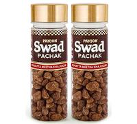 PANJON SWAD Khatta Meetha Khajoor Mukhwas (2 X 130 Grams) | Digestive Mouth Freshener | Hygienically Packed Traditional Pachak | Tasty Mouthfresheners | After-Meal Snack | Khajoor, 260 g (Pack of 2)